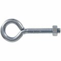 Hillman Hardware Essentials Eye Bolt with Nut, 5/16-18 Thread, Steel, Zinc-Plated 320722